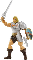 Masters of the Universe HDR45 - Colecția Masterverse, Battle Amour He-Man, aprox. 18 cm înălțime Figurine de acțiune MOTU pentru joacă și colecționare, cadou pentru copii cu vârsta de peste 6 ani Action figures Naty Shop