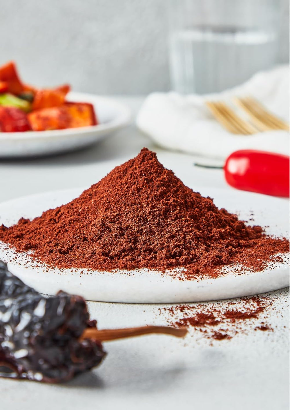 Fuchs Gewürze - Chipotle Chili gemahlen | Rauchiges Chilipulver | Chilipulver in Premiumqualität 50 g im wiederverschließbaren Gewürzglas