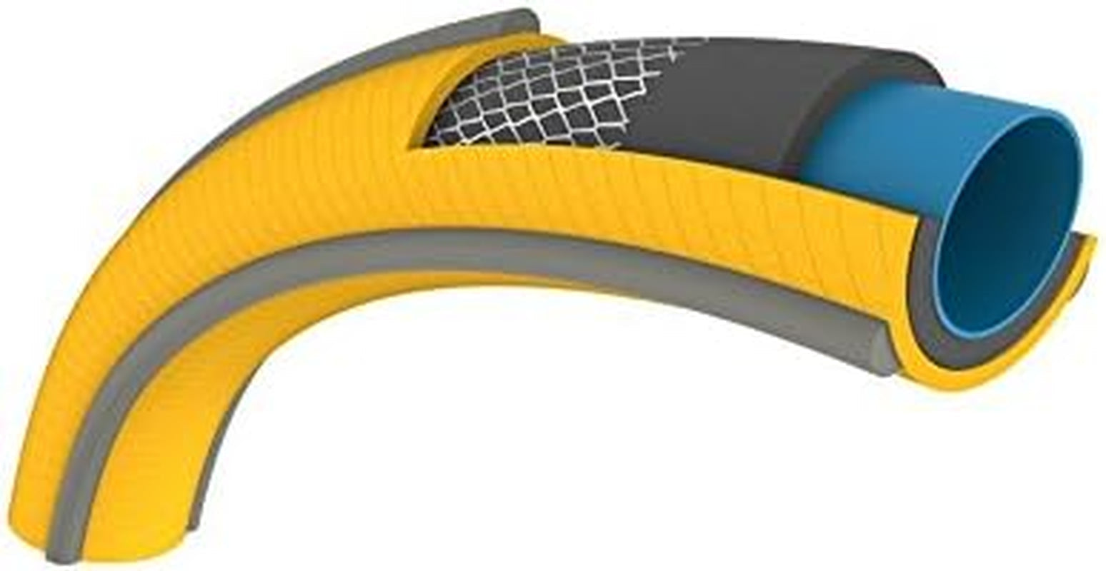 HOZELOCK - Furtun Tricoflex Ultraflex Ø 12,5 mm (1/2") 20 M: Furtun flexibil de grădină, rezistent la intemperii, la răsucire și îndoire, fabricat din 40% PVC reciclat [117002], galben