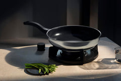 WMF Teufelspfanne 20 cm, Induktionspfanne, Cromargan Edelstahl, Kunststoffgriff Töpfe und Pfannen Naty Shop