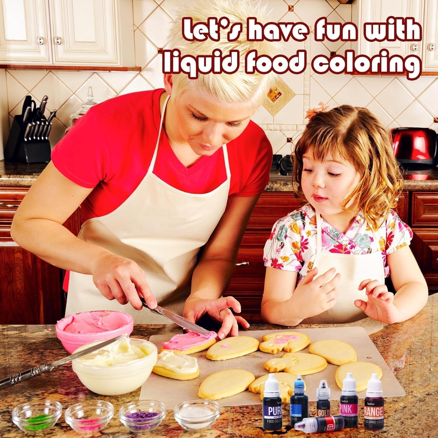 Colorant alimentar - Colorant alimentar lichid foarte concentrat pentru prăjituri, copt, ouă de Paște, băuturi - Colorant alimentar fără zahăr pentru fondant, glazură, slime, decorarea torturilor (Red Velvet, 236ml)