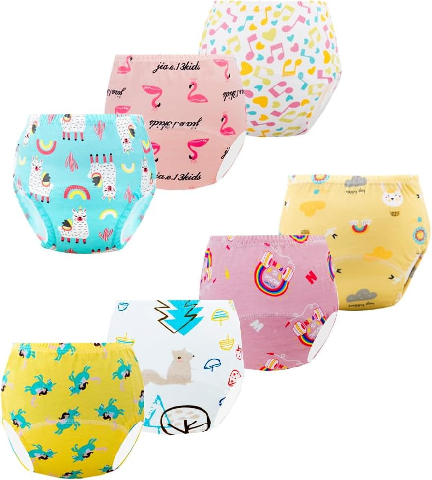 Töpfchen-Trainingshose, unsere Töpfchen-Trainingshose für Kinder (2–3 Jahre, 7 Stück, Farbe: Mehrfarbig, Größe S)