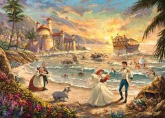 Schmidt Spiele 58036 Thomas Kinkade, Disney, Die kleine Meerjungfrau Das Fest der Liebe, Puzzle 1000 Teile Puzzle Naty Shop