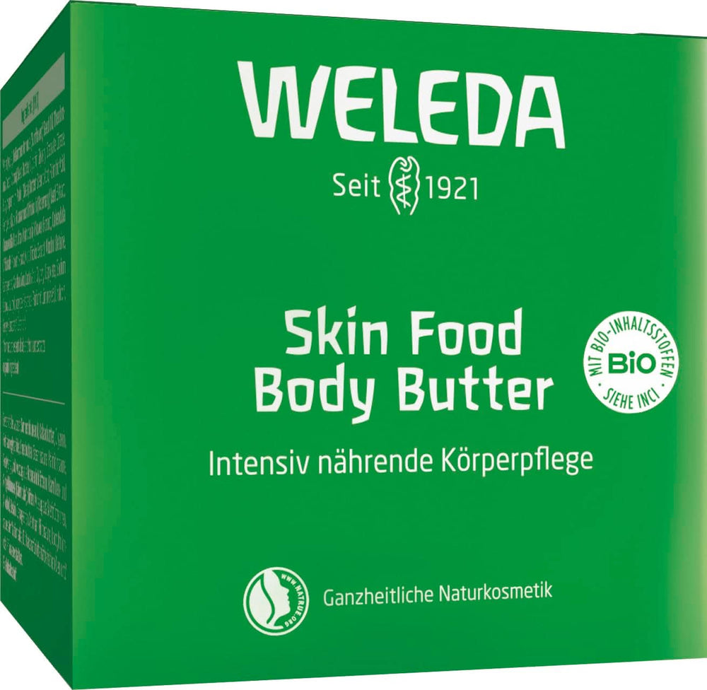 WELEDA Organic Skin Food Body Butter, Unisex-Körperpflegecreme zur Pflege trockener und rauer Haut, 150 ml Dusche und Bad Naty Shop