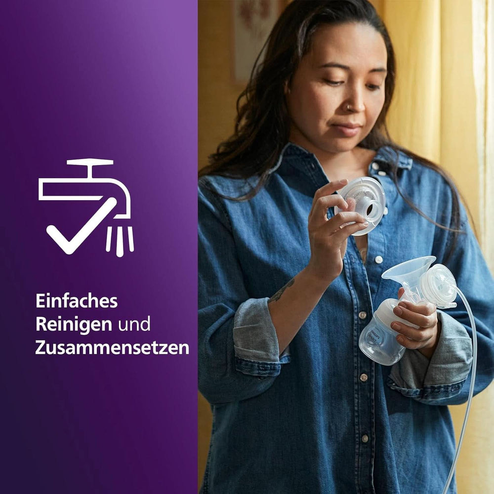 Philips Avent Elektrische Natural Motion Milchpumpe - Set Zum Abpumpen, Aufbewahren Und Füttern Inkl. Flaschen, Schnuller Und Becher (Modell SCD340/31) Lebensmittel- und Stillzubehör Bebe Naty Shop