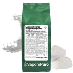 Laktosefreies Magermilchpulver 1 kg | Hohe Löslichkeit | Ideal für Backwaren, Brot und Lebensmittel. Professioneller und industrieller Einsatz. Laktosefrei, Glutenfrei
