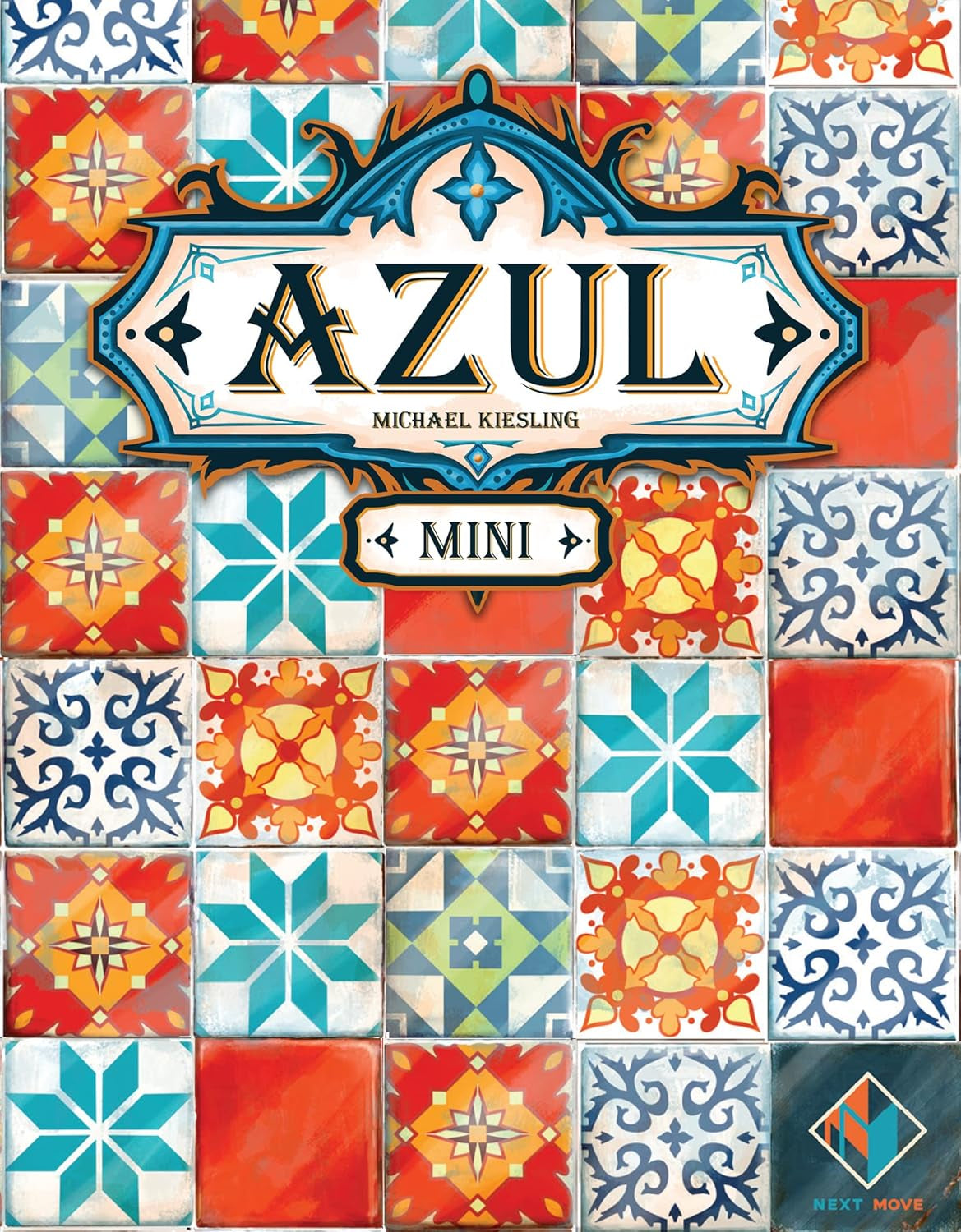 Next Move Games, Azul Mini, Familienspiel, Brettspiel, 2-4 Spieler, ab 8 Jahren, 30-45 Minuten, deutsch
