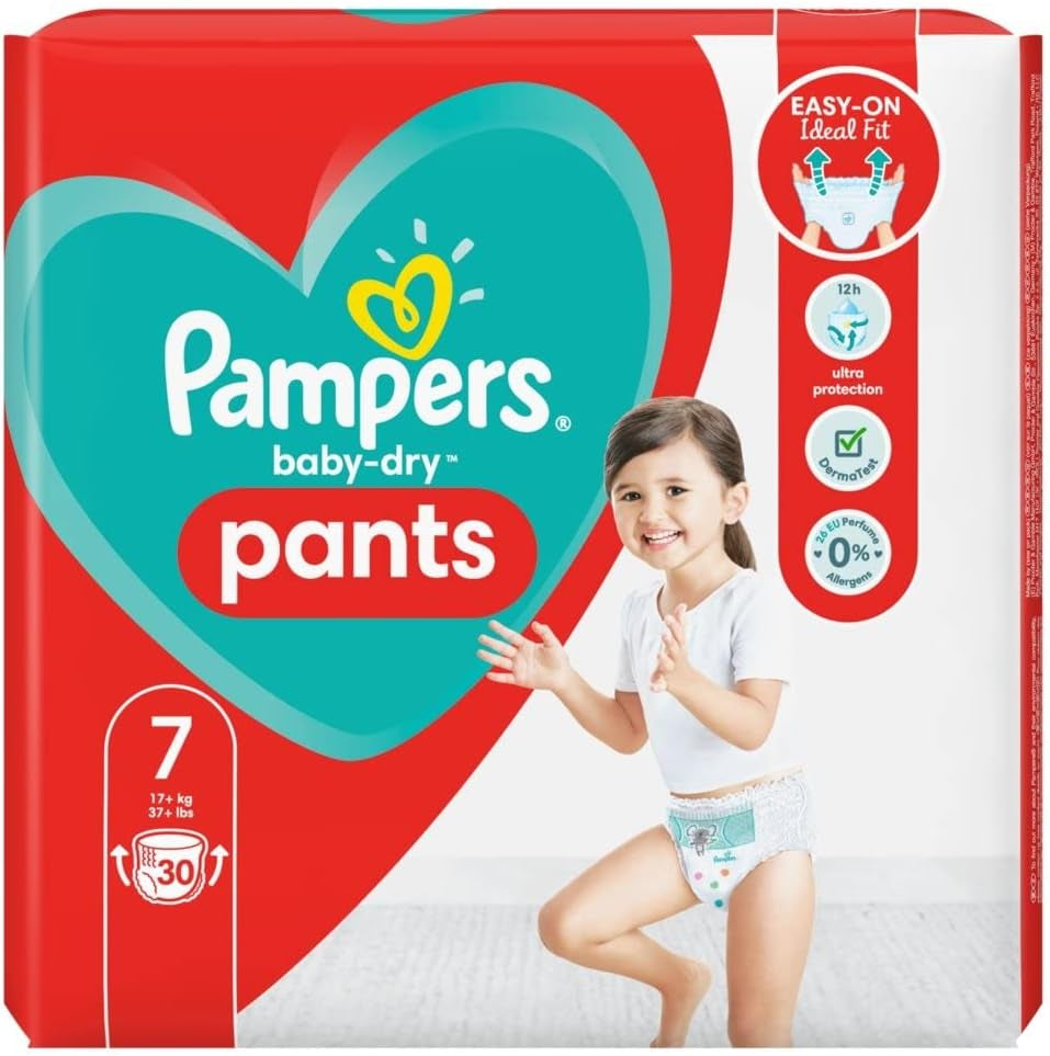 Windeln Pampers 81657566 Baby-Dry Pants, weiß