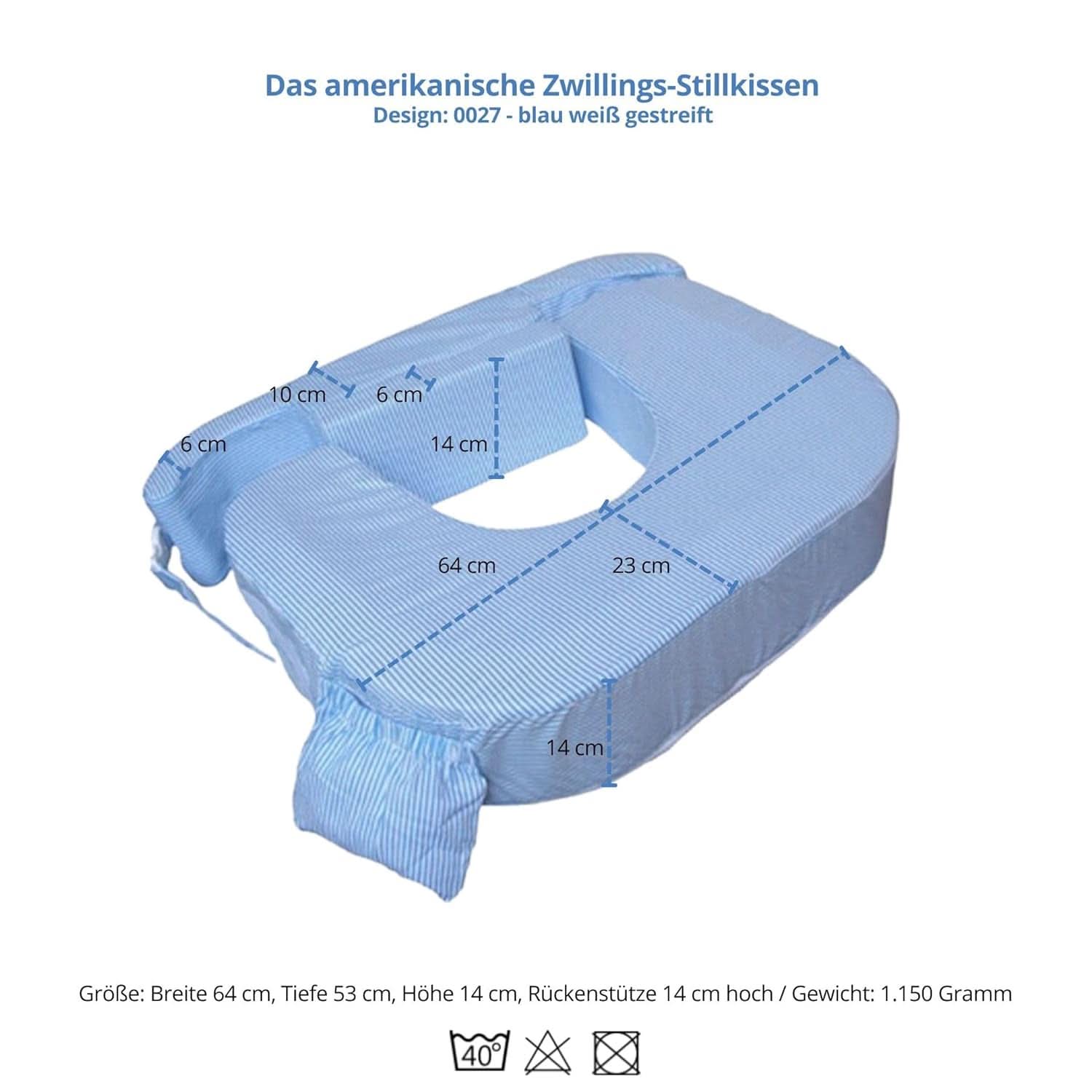 Zwilling plus Stillkissen, 1 Stück Naty Shop