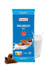 frankonia CHOCOLATE Vollmilchschokolade ohne Laktose und Gluten, 100 g