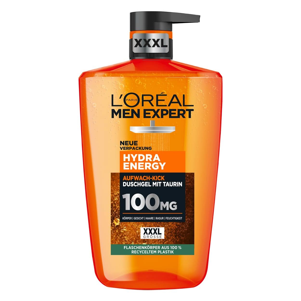L'Oréal Men Expert XXXL Duschgel und Shampoo für Männer, 1 Liter Naty Shop 1 Liter