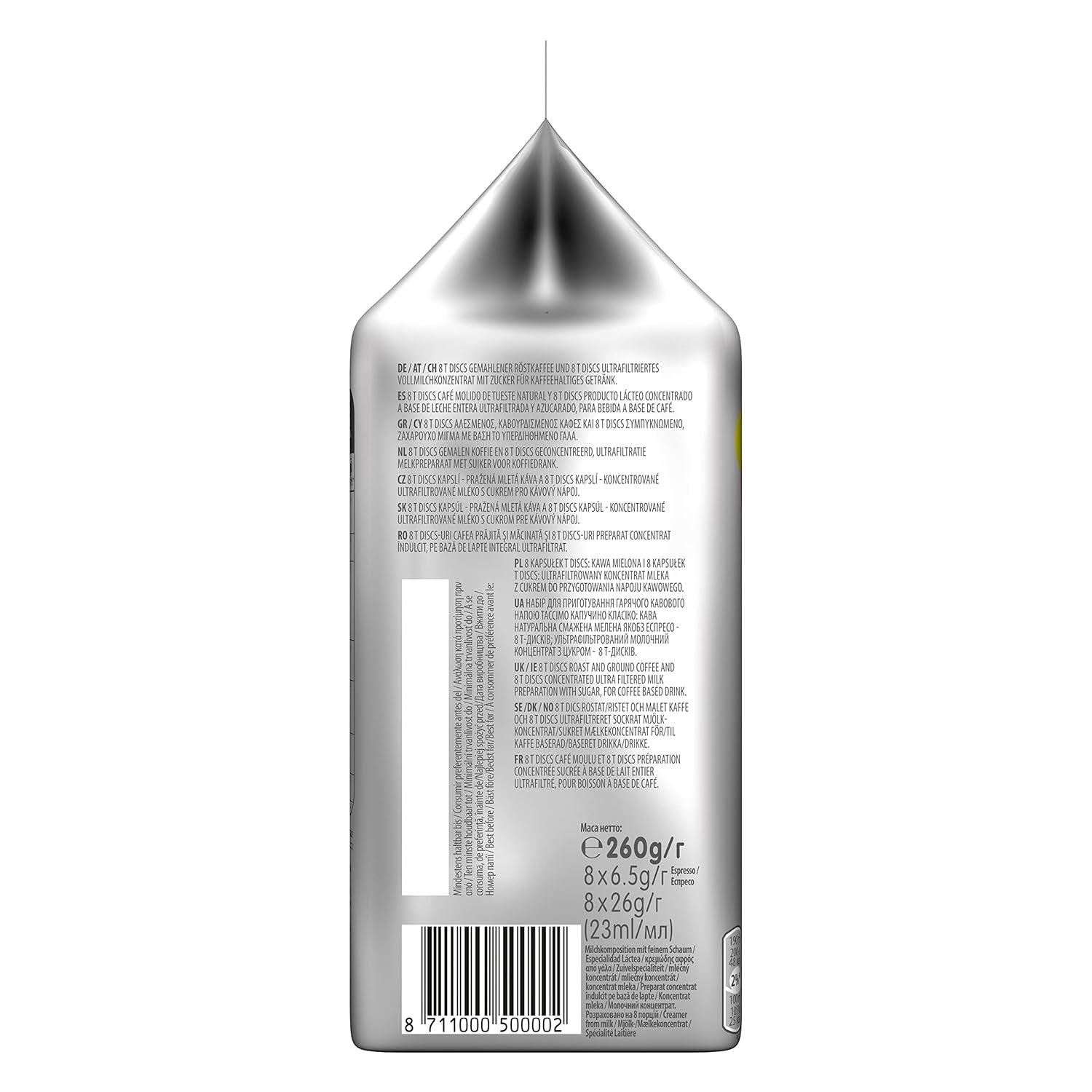 Tassimo Kapseln Jacobs Cappuccino Classico, 5 x 8 Pads, 40 Kaffeekapseln