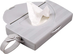 Ubbi On-the-Go-Feuchttücherhalter Geschenk für Babys, grau Baby-Feuchttücher Naty Shop