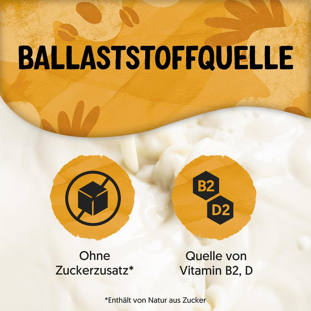 Alpro Barista Haferdrink – Zum Aufschäumen – Vegan und milchfrei – Von Natur aus laktosefrei – Reich an Ballaststoffen, Kalzium und Vitaminen – 8 x 1 L – Haltbar