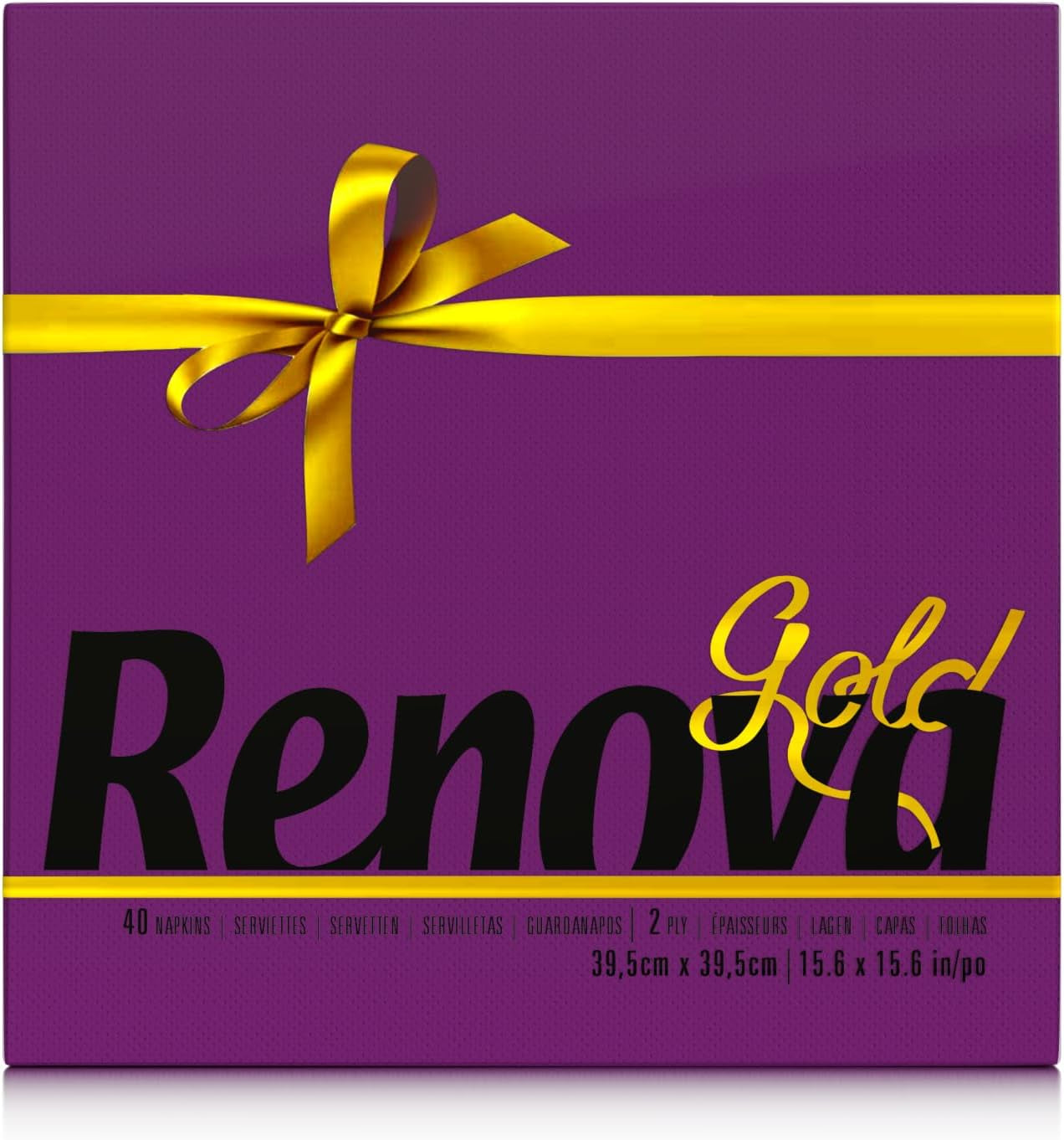 Șervețele de hârtie Renova gold bordeaux - 40 de șervețele
