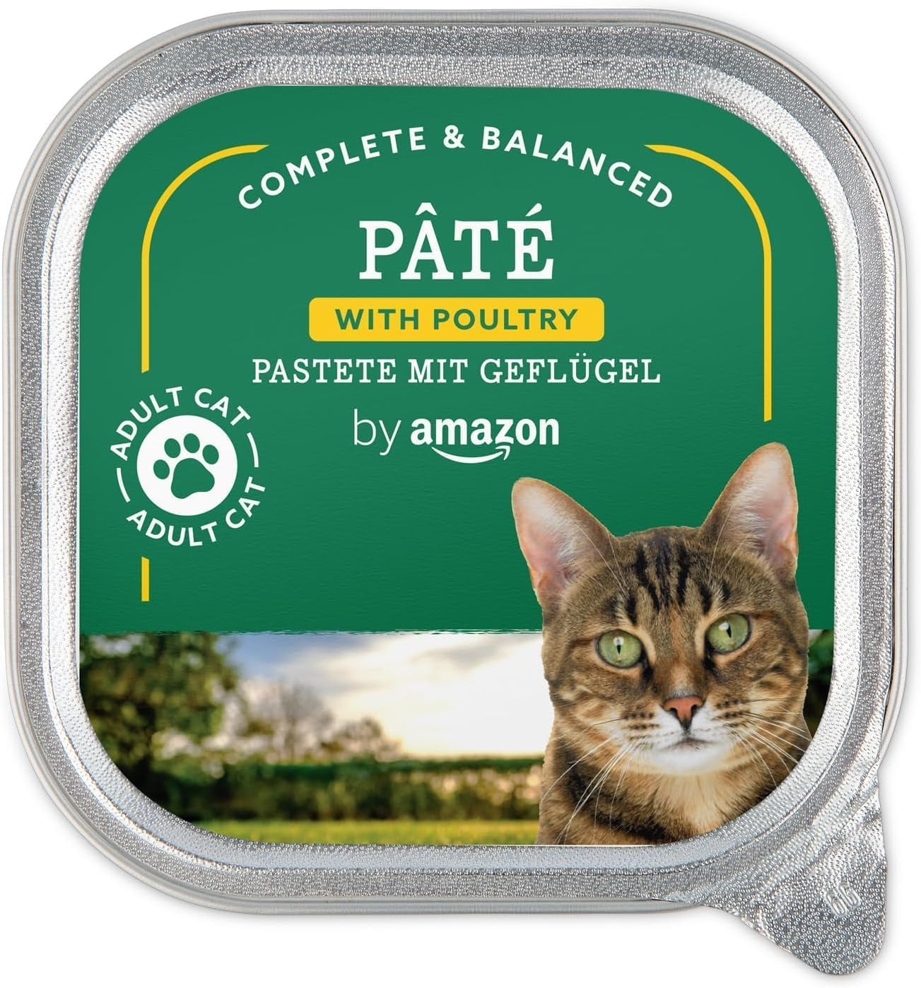 Lifelong by Amazon Katzenfutter, nass, Pastete mit Geflügel, 100 g, 16 Stück