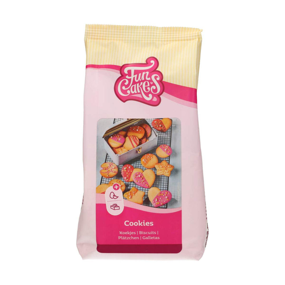 Funcakes Mix Für Kekse: Einfach Zu Berübenende, Knusprige Und Knusprige Kekse, Perfekt Zum Dekorieren Mit Fondant- Oder Royal Icing, Auch Als Tortenkruste Geeignet, Halal., 1 Kg Mischung zum Backen und Kochen Naty Shop 500 G (1Er Pack) Butter