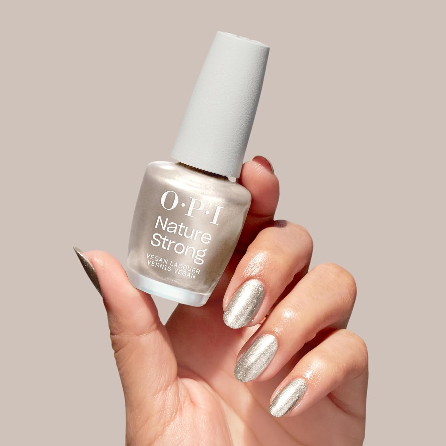OPI Nature Bright Glitter & Shimmer – langanhaltender Nagellack mit einer innovativen veganen Formel mit natürlichen Inhaltsstoffen – für strahlende Nägel