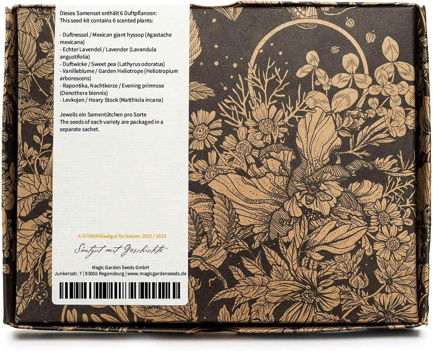 Duftende Pflanzen – Geschenkset mit Samen und 6 Pflanzen mit herrlich duftenden Blüten