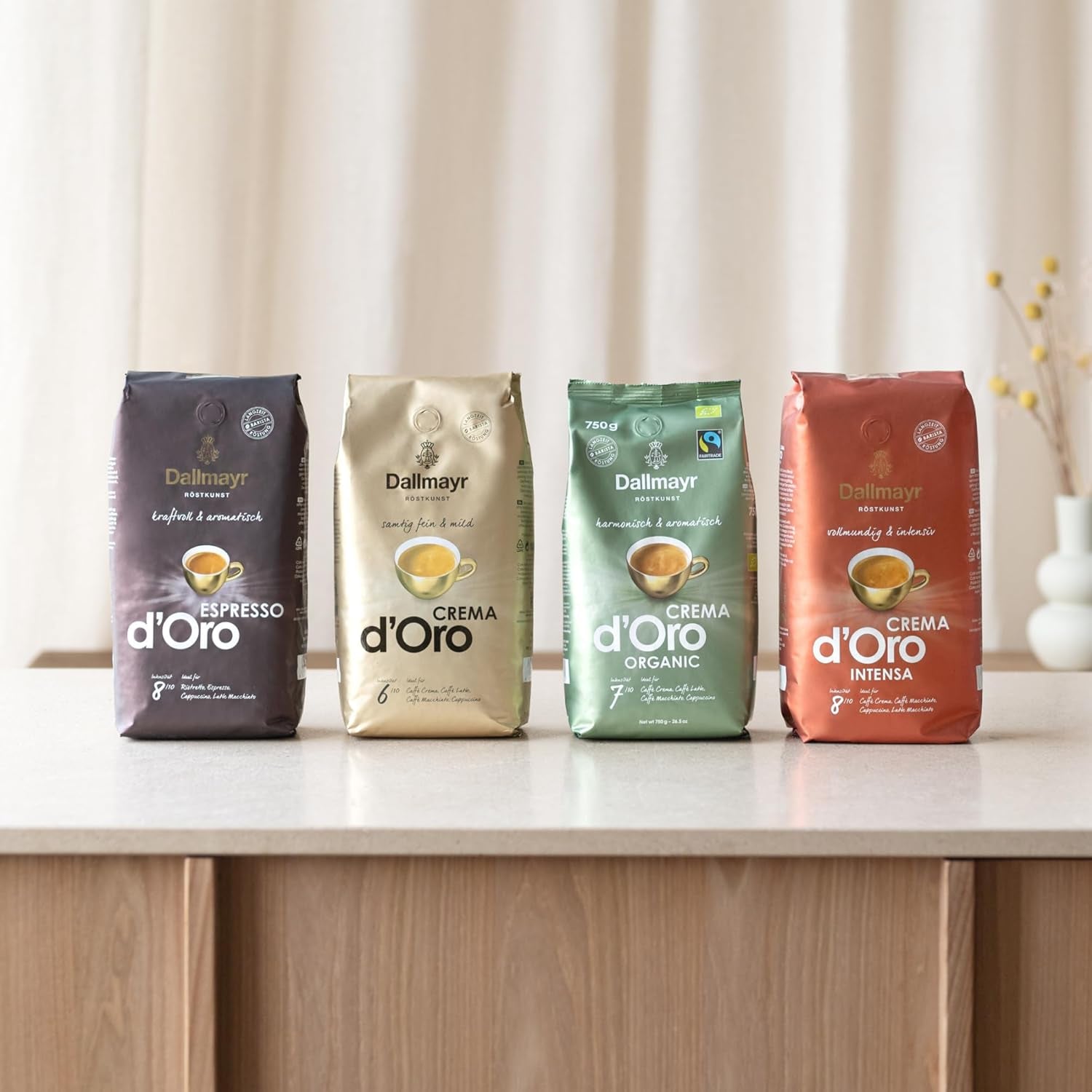 Espresso d´Oro 1.000g ganze Bohne