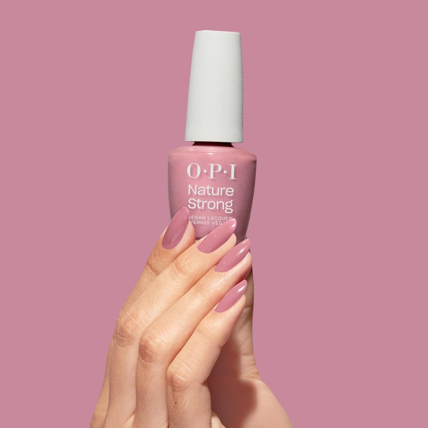 OPI Nature Strong Pink und Nude Shades – langanhaltender Nagellack mit einer innovativen, veganen Formel mit natürlichen Inhaltsstoffen – für strahlende Nägel