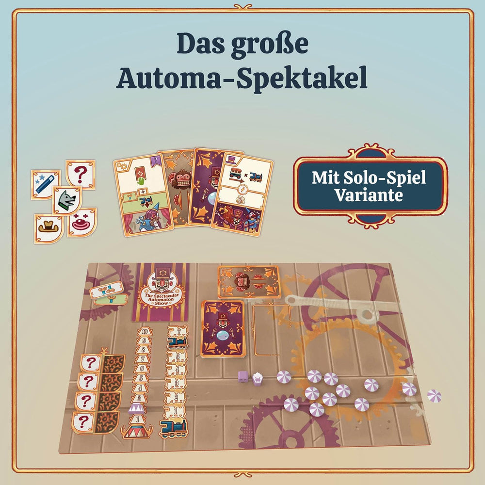 KOSMOS 684648 3-Ring Circus Erwachsenen-Brettspiel, 12+, Strategiespiel, 1–4 Spieler, Gesellschaftsspiel, USA, reisender Zirkus, spätes 19. Jahrhundert