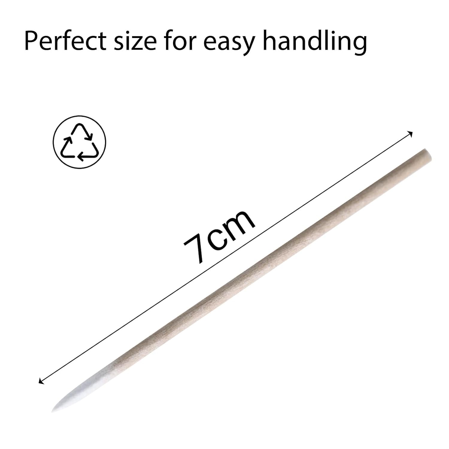 600 Stück Wattestäbchen Holz Spitz,Reinigungsstäbchen,Microbrush Stäbchen Wattestäbchen Für Tattoo,Augenbrauen,Beauty,Lippenstift,Wimpern, Make-Up,Nagel Zubehör,Augenbrauen Tattoo