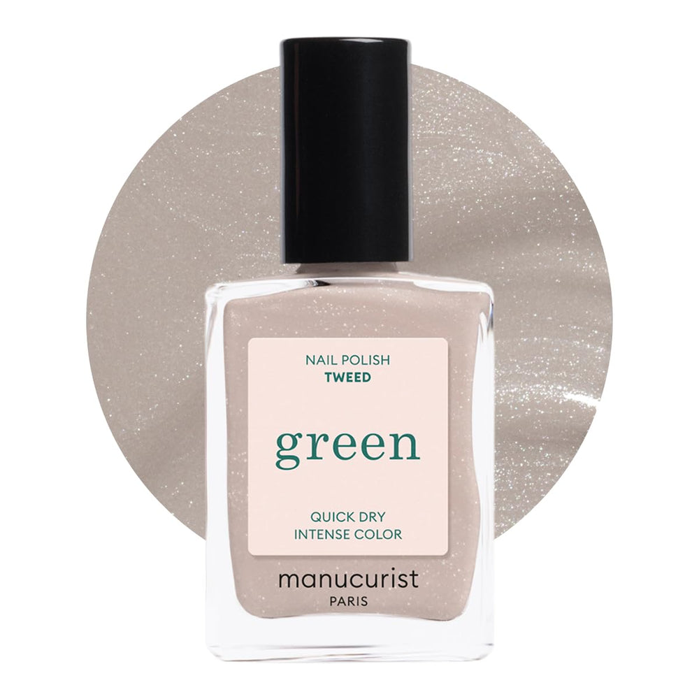 Manucurist Green – Rosy Beige Shell Beige Nagellack – Schnell trocknender Nagellack – DIY-Nägel – Vegan 12-Free – Pflanzenbasiert – Nagellack – Hergestellt in Frankreich