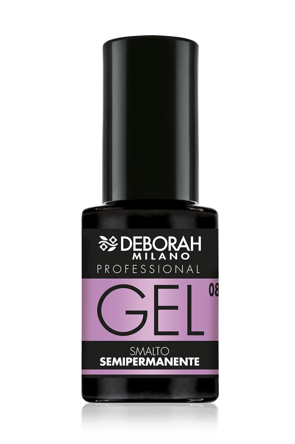 Milano Professional semipermanenter Nagellack, Nr. 21 Burgunderrot, volumengebender Effekt, lang anhaltend, für intensive und glänzende Nägel, 4,5 ml