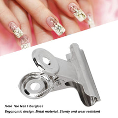 10 buc cleme de unghii clip metalic extensie unghii clip Nail Art instrument din fibră de sticlă fixator accesorii Nail Art echipamente durabile practice acasă DIY salon
