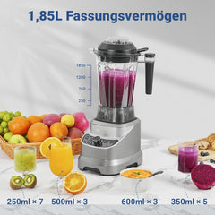 AMZ BOSS Professional Blender cu 8 viteze reglabile | Mixer de 1800W Mama si Copilul Naty Shop