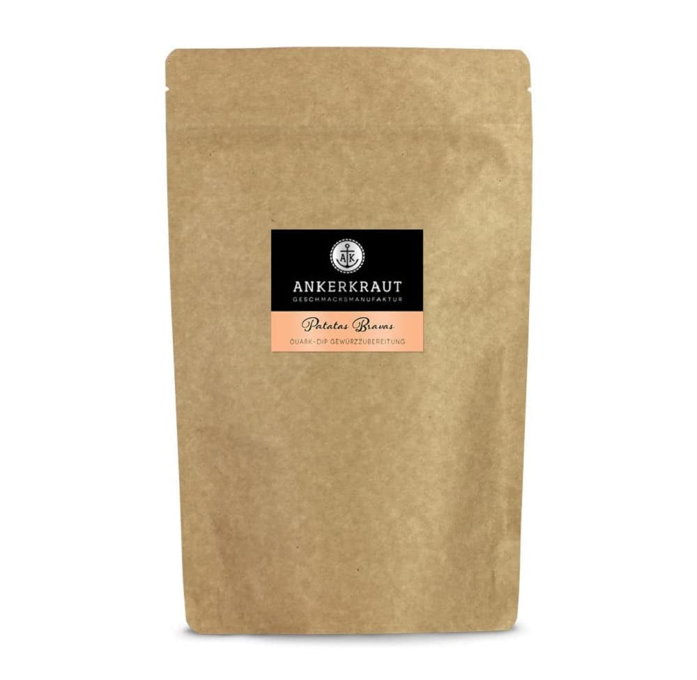 Ankerkraut Patatas Bravas, Gewürzmischung für spanische Kartoffelwürfel, 90g im Korkglas