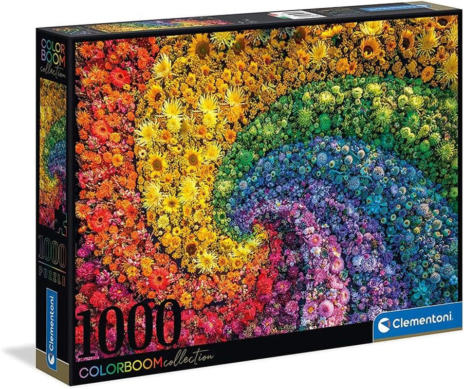 Clementoni 39594 Whirl - Puzzle 1000 piese, Colectia Colorboom, joc de indemanare pentru intreaga familie, puzzle pentru adulti de la 14 ani Puzzle Naty Shop Multicolor