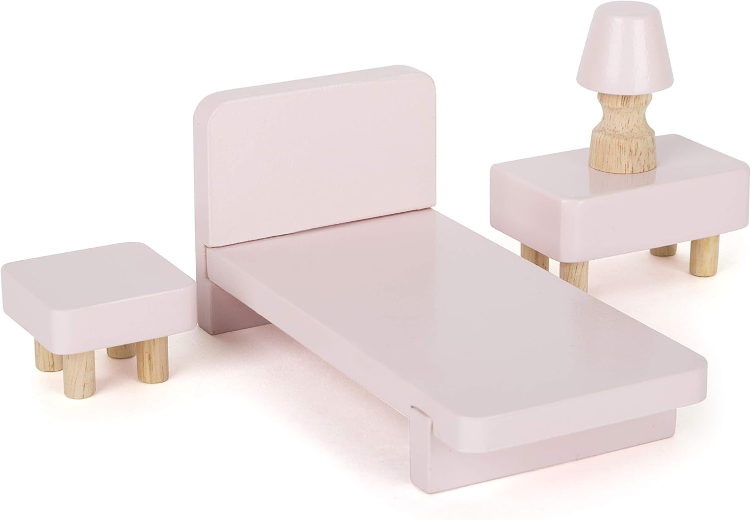 Small Foot 11192 Palat de păpuși din lemn rotativ, cu 3 etaje, inclusiv mobilier de jucărie, multicolor, 37 X 40 X 67 Cm Casute de papusi Naty Shop