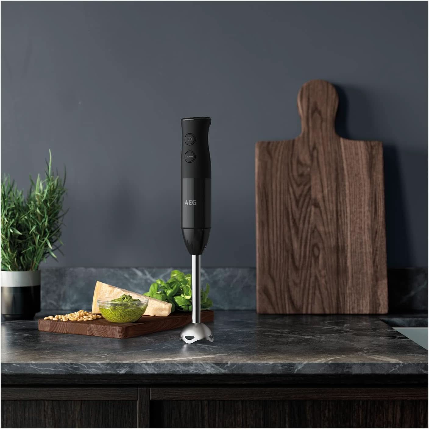 AEG mixer de tijă HB4-1-4GG / 2 lame din oțel inoxidabil incl. Mama si Copilul Naty Shop