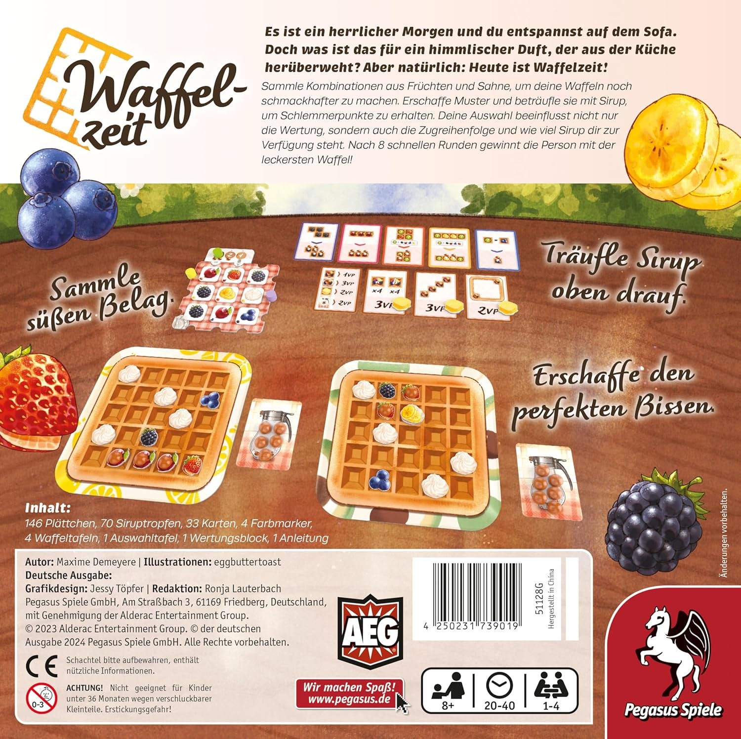 Pegasus Games Waffle Time, 4032 Kubikzentimeter