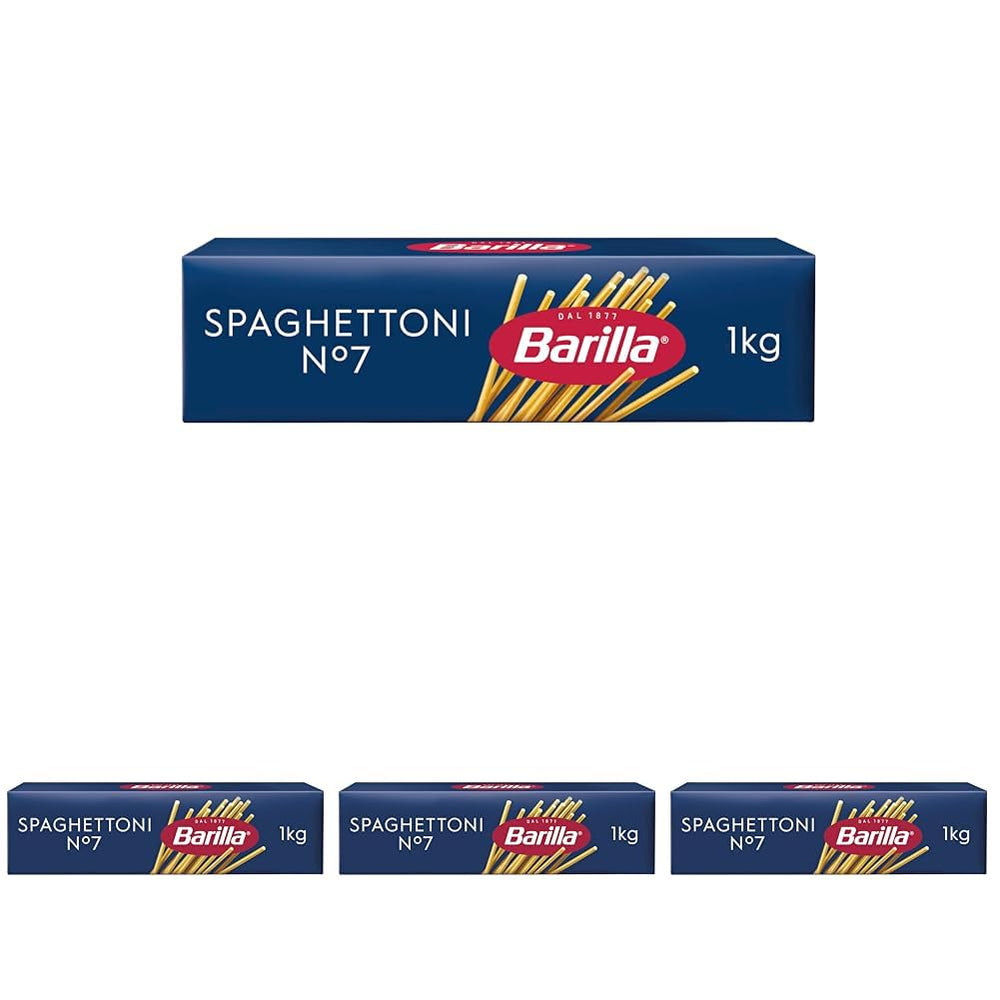 Barilla Pasta Klassische Spaghetti n.5 aus hochwertigen Hartweizen immer al dente, (1 x 500 g), geschmacklos