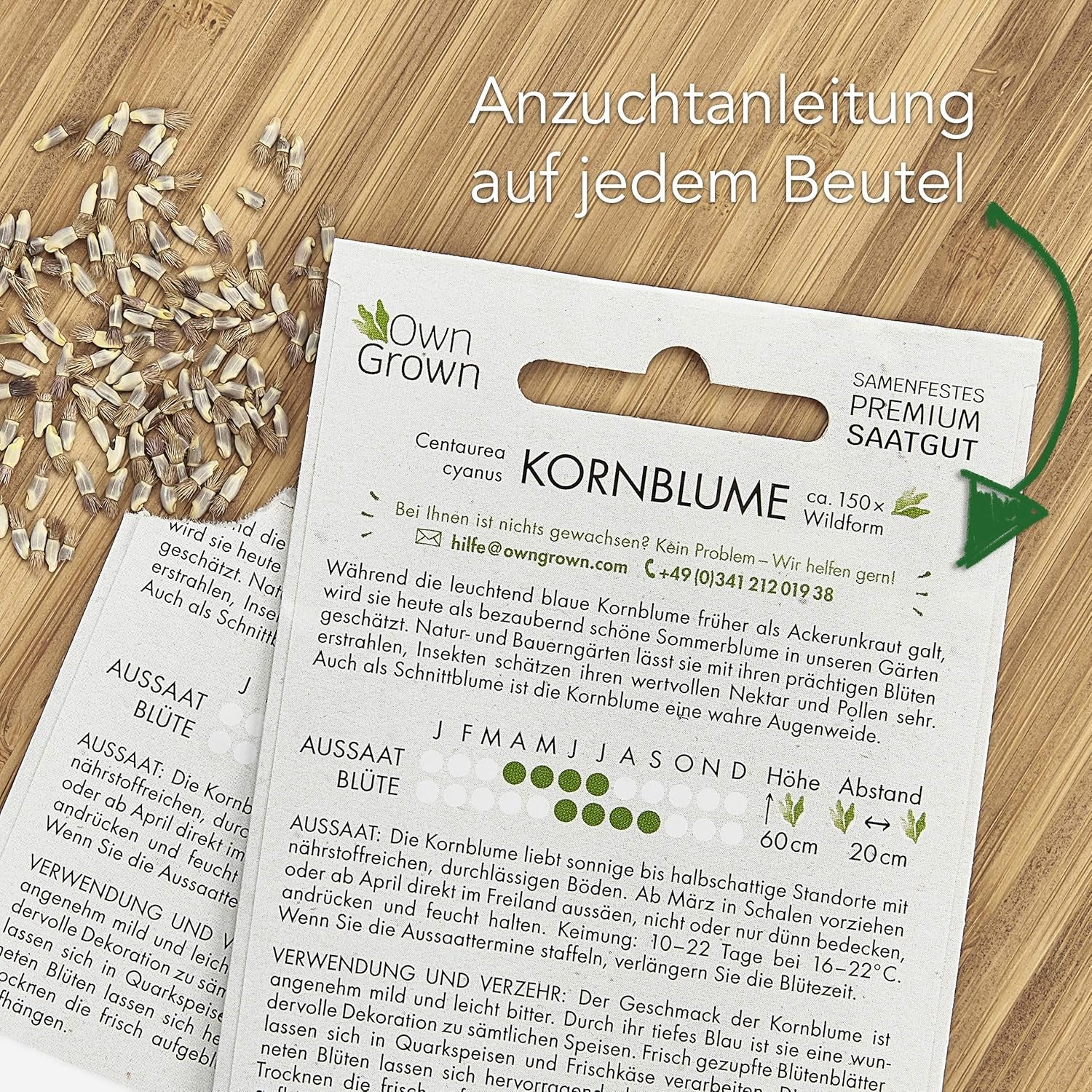 Cosmos-Samen (gefleckt): Premium-Cosmos-Samen für 100 blühende Cosmos-Pflanzen – Essbare Blumensamen – Bunte Blumensamen – Wildblumensamen von OwnGrown