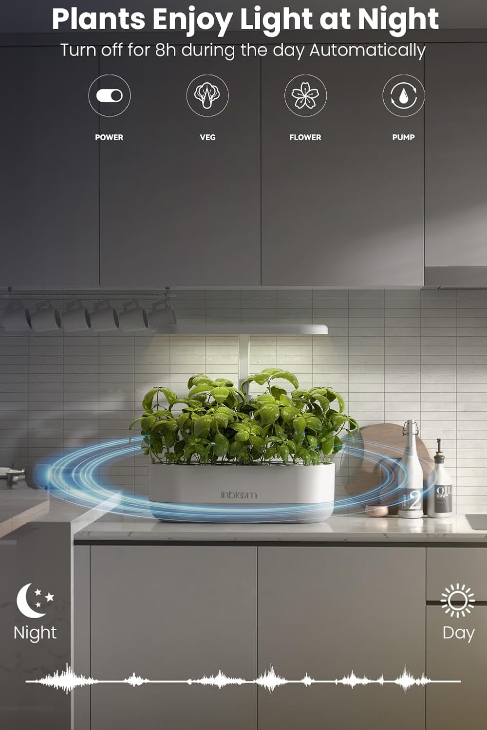 Hydroponisches Anbausystem, 12 Pods