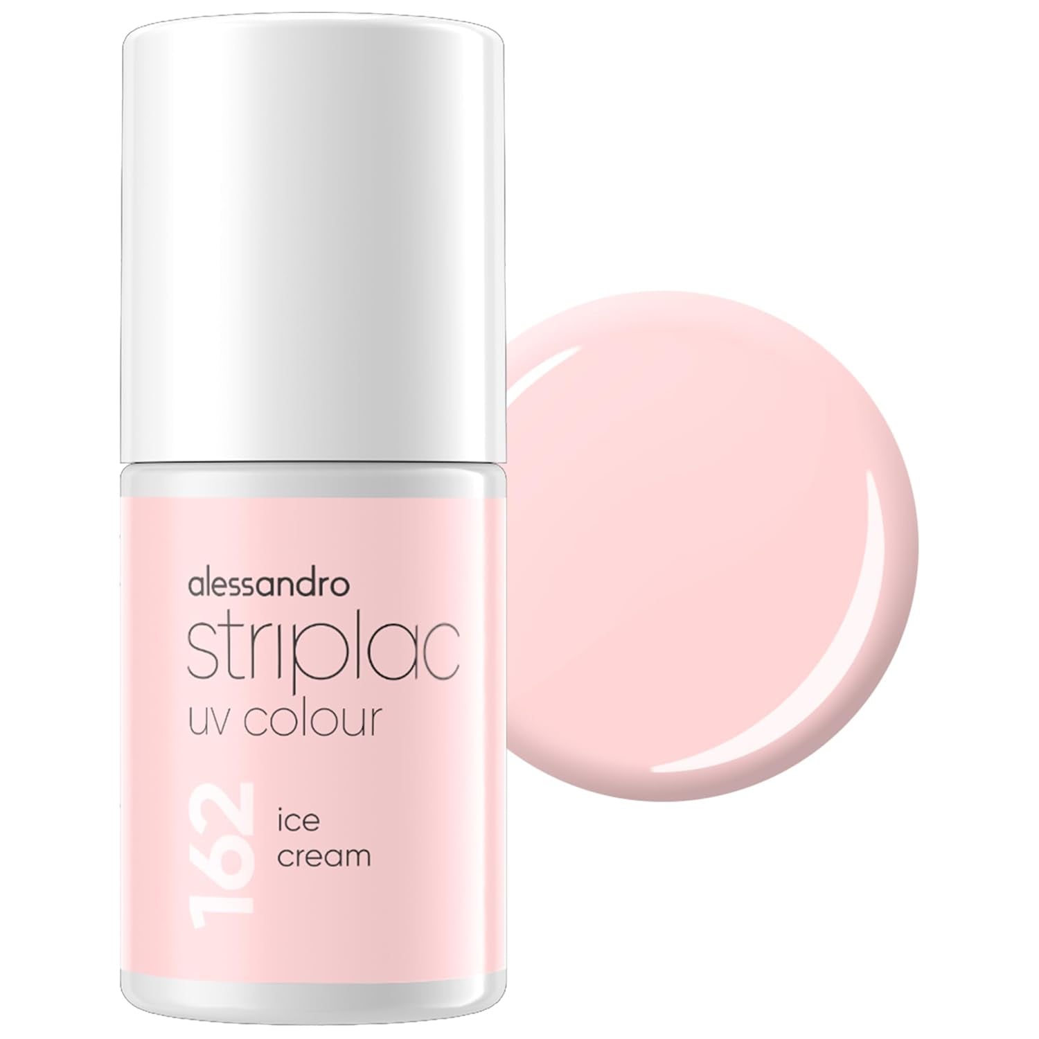 UV-Nagellack alessandro Striplac Coral Sunshine – Zart und langanhaltend – Einfache Entfernung dank der Entfernungstechnologie – Vegan und tierversuchsfrei – 8 ml