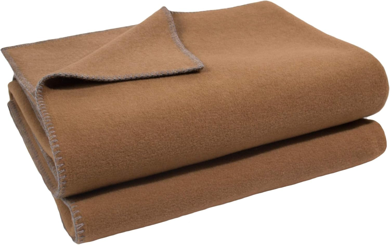 Zoeppritz-Decke in der Farbe: Rot, aus 65 % Polyester, 35 % Viskose, Größe: 160 x 200 cm, 103291-235-160 x 200 Zoeppritz-Betten und -Bezüge seit 1828 815 Sahara 160 x 200 cm