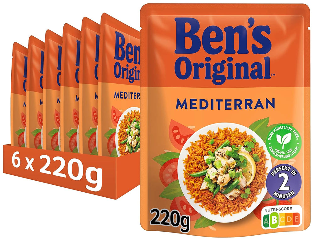 BEN'S ORIGINAL™ Mittelmeer-Express-Reis 6 x 220 g