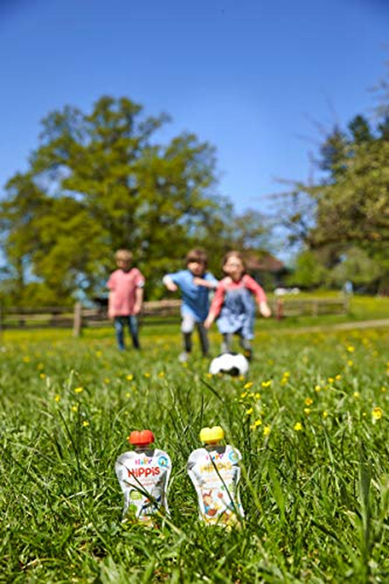 HiPP Bio für Kinder HiPPiS Erdbeer-Banane im Apfel – Theo Toucan, 100g