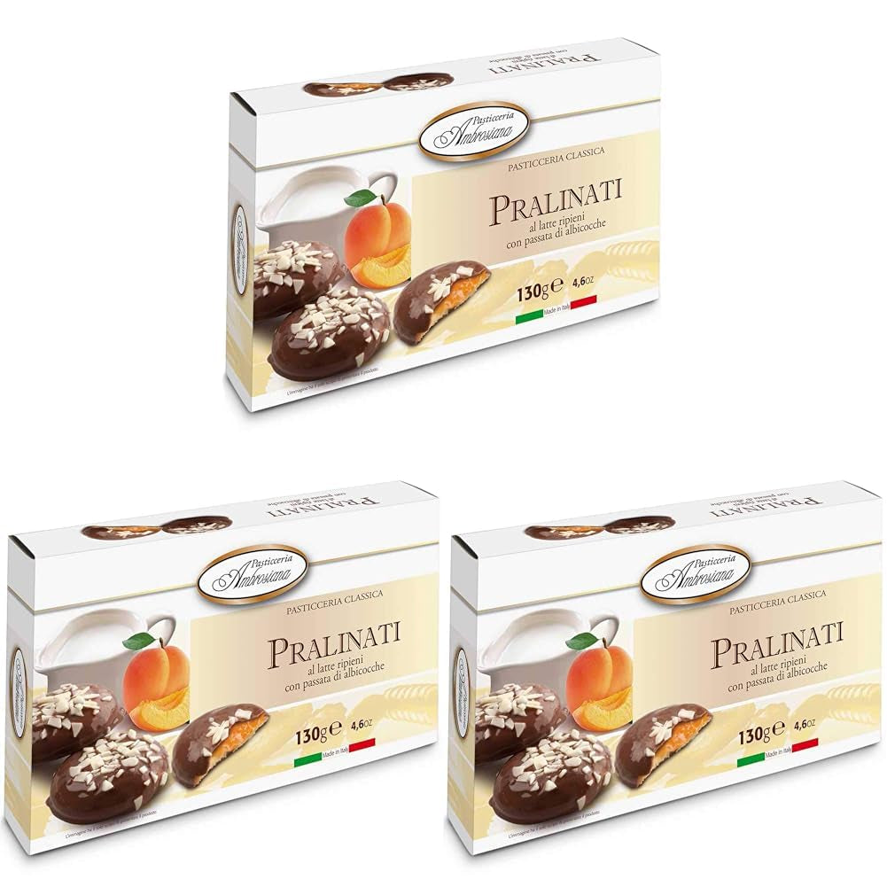 Pralinati Caise, 130 g (Pachet de 3)