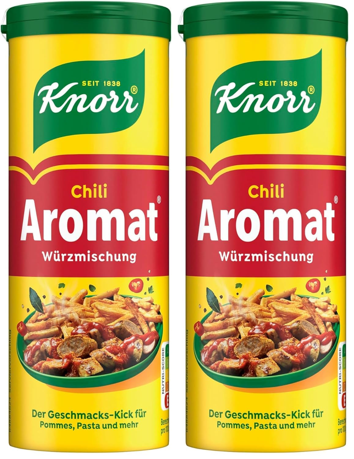 Knorr Würzmischung Chili aromatisiert für schnelle Gerichte zum Würzen und Würzen von Kartoffeln, Nudeln, Gemüse und mehr 90 g