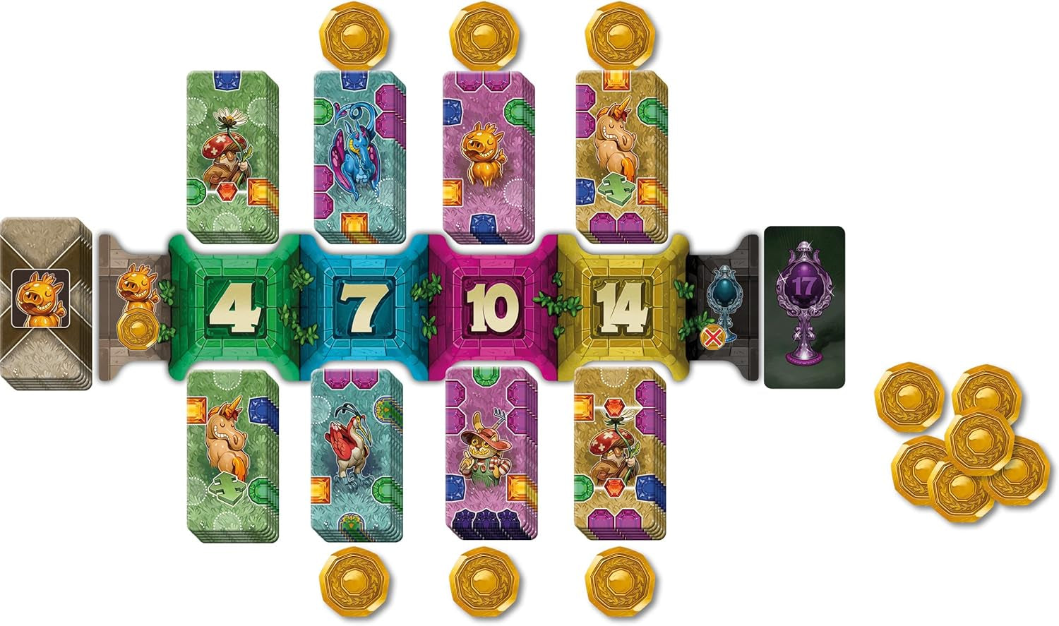 Schmidt Spiele 49465 Gardlings, Taschenbauspiel