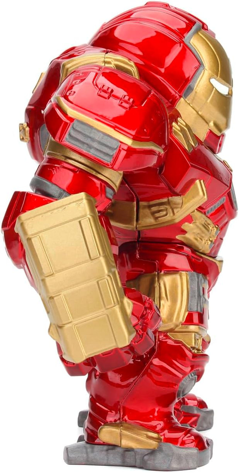 Jada Toys Marvel-Figur Hulkbuster & Ironman, offener und geschlossener Helm, Sammelfiguren, Set, Druckguss, Rot, Größe: 6 Zoll Hulkbuster & 2 Zoll Ironman Actionfiguren Naty Shop