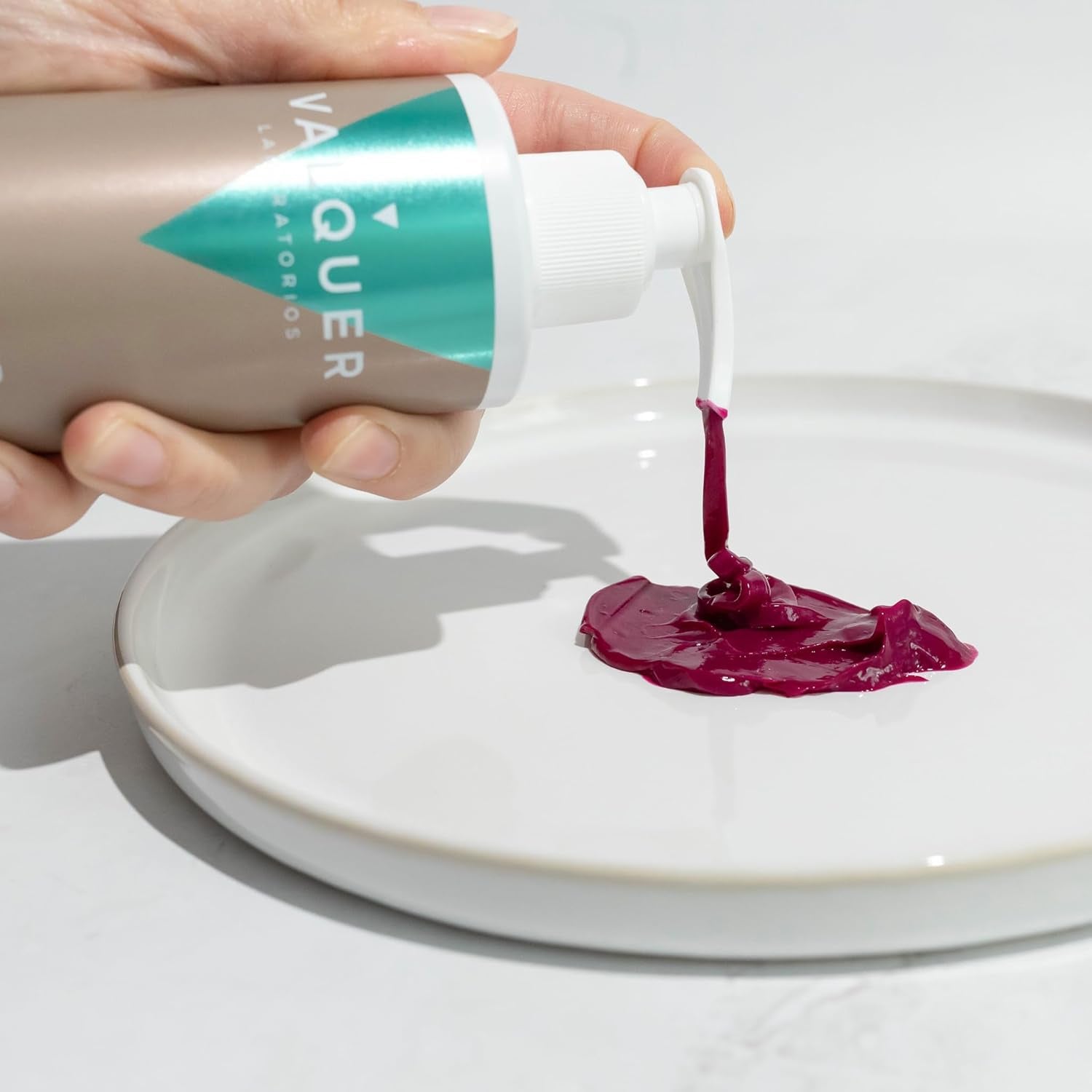 Valquer Power Color Mask formulare vegană și fără silicon Dă culoarea părului 290 ml violet Masca de par Naty Shop