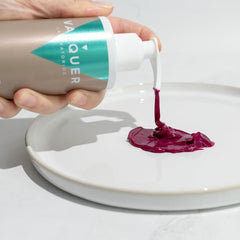 Valquer Power Color Mask formulare vegană și fără silicon Dă culoarea părului 290 ml violet Masca de par Naty Shop