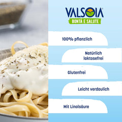 Condisoia-Creme, ideale Kochcreme für Menschen mit Laktoseintoleranz, Veganer und Vegetarier, vielseitig in der Küche einsetzbar, 6 x 200 g